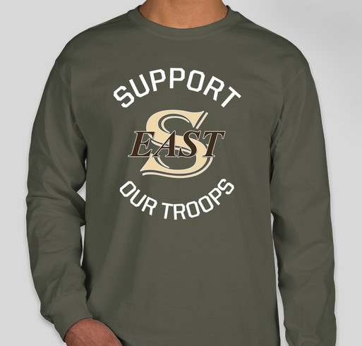 East Supports Our Troops Fundraiser - unisex shirt design - front