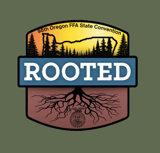 2026 Oregon FFA State Convention shirt design - zoomed