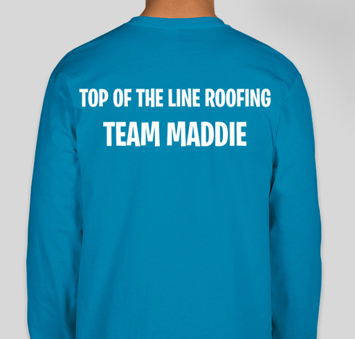 TEAM MADDIE AND CARMEN RIDE TO THE GRAND PRIX Fundraiser - unisex shirt design - back