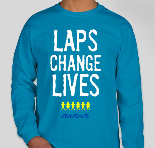Laps Change Lives! Mickey’s Kids and the Summer 2016 SwimAThon Fundraiser - unisex shirt design - front