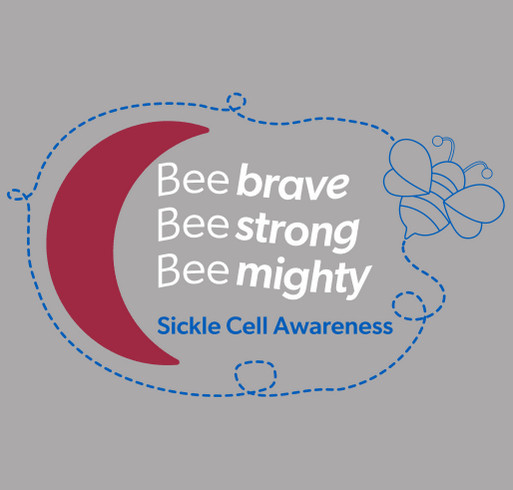 Sickle Cell Awareness shirt design - zoomed
