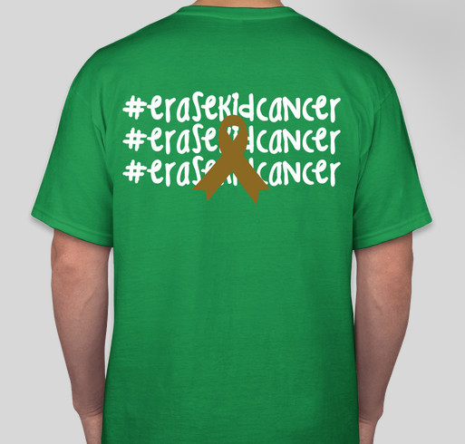#erasekidcancer® 2023 Fundraiser - unisex shirt design - front