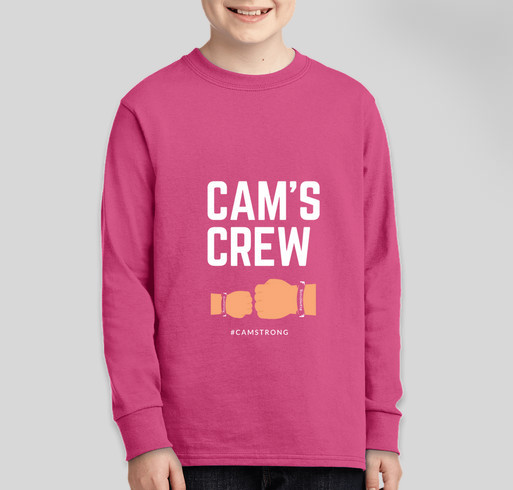 Cam's Crew Fundraiser - unisex shirt design - front