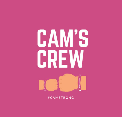 Cam's Crew shirt design - zoomed