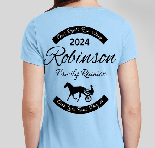 Robinson Family Reunion Fundraiser - unisex shirt design - back
