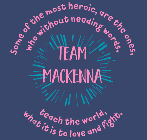 Team Mackenna '26 shirt design - zoomed