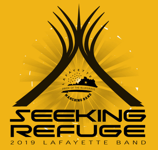 Seeking Refuge - Lafayette Band 2019 shirt design - zoomed