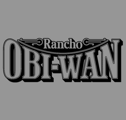 Rancho Obi-Wan 10th Anniversary Fundraiser shirt design - zoomed