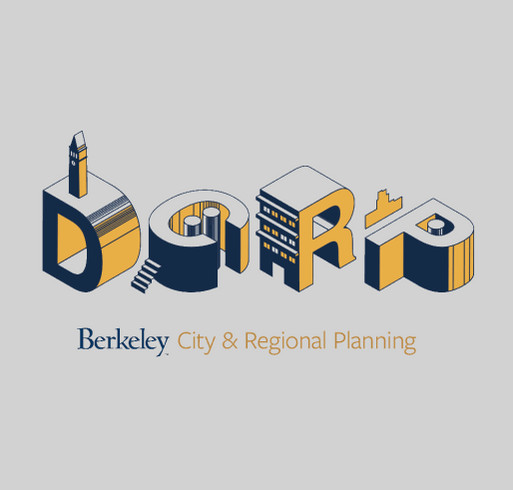ALUMNI - The UC Berkeley Department of City & Regional Planning shirt design - zoomed