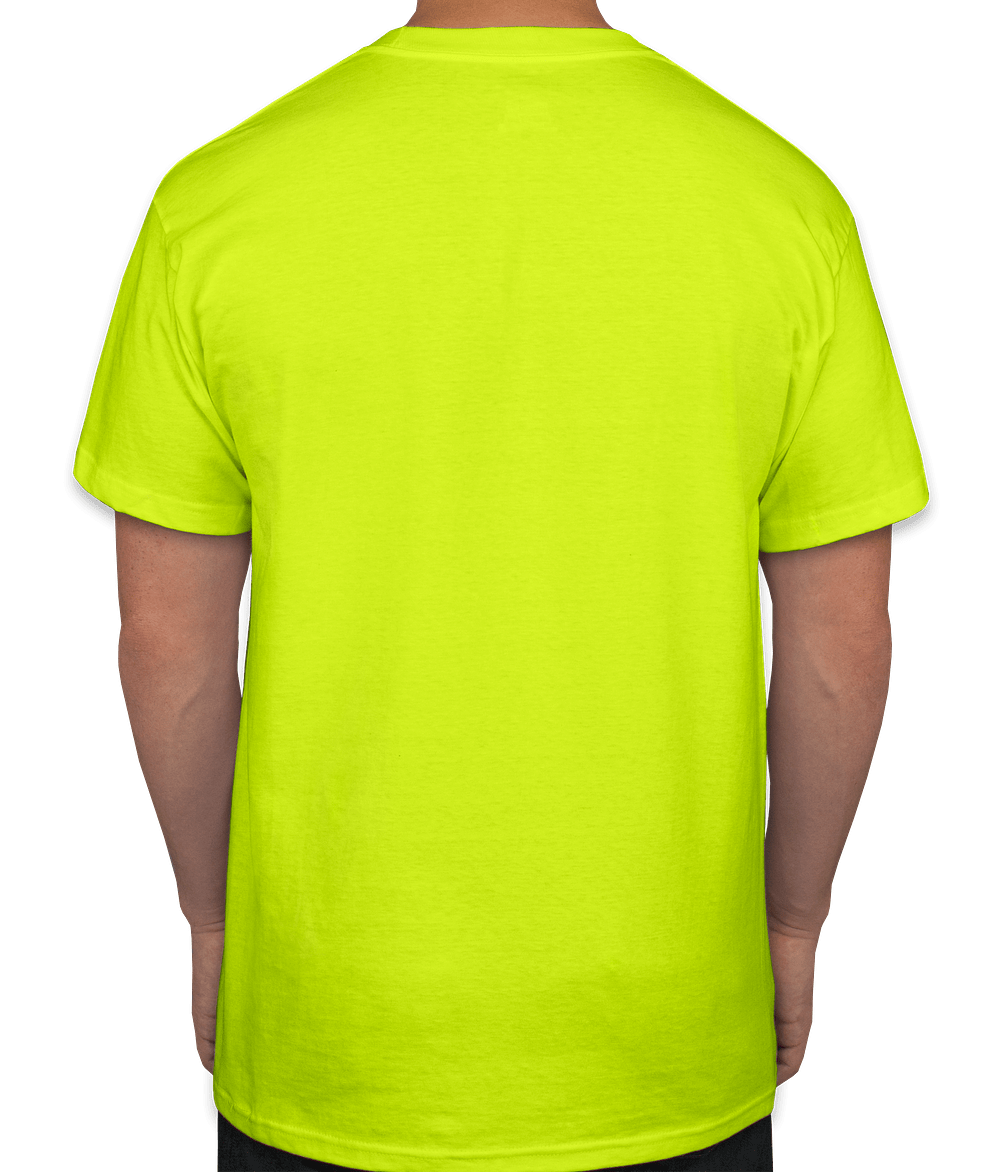 Hilo GoldStorm Pink - HiVis shirt Fundraiser - unisex shirt design - back