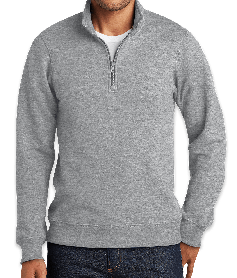 Port & Company Fan Favorite Quarter Zip Sweatshirt
