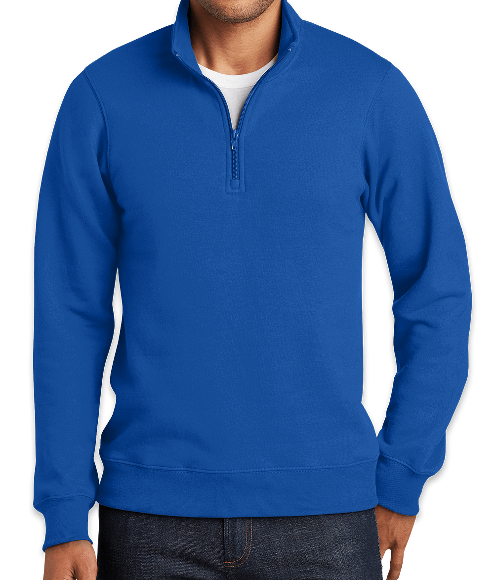 Port & Company Fan Favorite Quarter Zip Sweatshirt