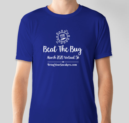 Beat the Bug Virtual 5k Fundraiser - unisex shirt design - front