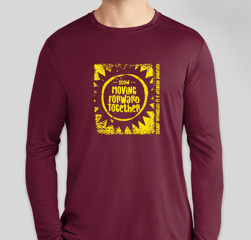 SCOW Moving Forward Together Virtual 5k/t-shirt Fundraiser- Sponsored by Allnex and Röhm Fundraiser - unisex shirt design - front