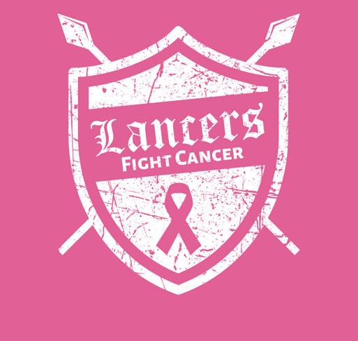 Lancers Fight Cancer shirt design - zoomed