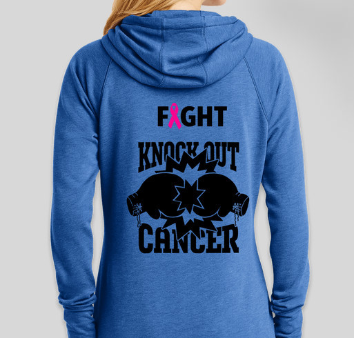 support for people who has cancer Fundraiser - unisex shirt design - back