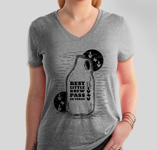 Best Little BrewPass in Texas Fundraiser - unisex shirt design - front