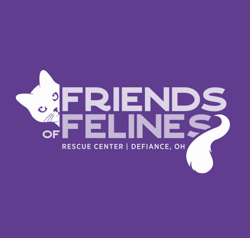 Friends of Felines Rescue Winter Shirt Fun-Raiser! shirt design - zoomed