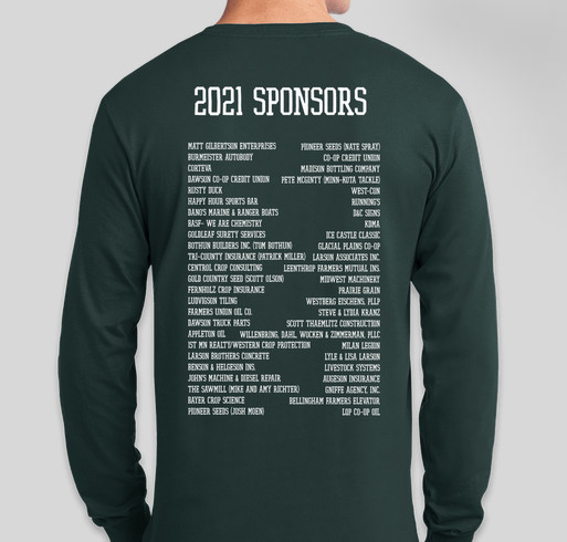 4th Annual Pauly J. Larson Memorial Fishing Tournament Fundraiser - unisex shirt design - back