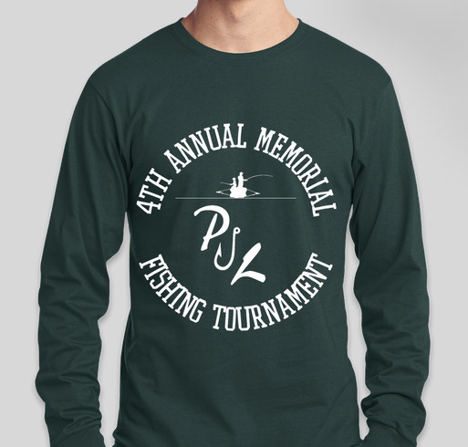 4th Annual Pauly J. Larson Memorial Fishing Tournament Fundraiser - unisex shirt design - front