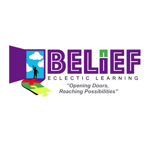 Open Door Living Association-B.E.L.I.E.F. Eclectic Learning 2020 Fundraiser shirt design - zoomed
