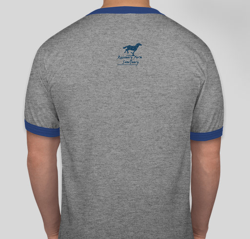 In Honor of Trooper's Journey Over the Rainbow Bridge Fundraiser - unisex shirt design - back
