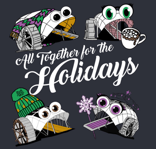 All together for the Holidays! shirt design - zoomed