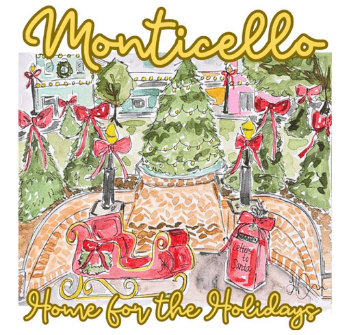 Home for the Holidays 2025 Ornament shirt design - zoomed