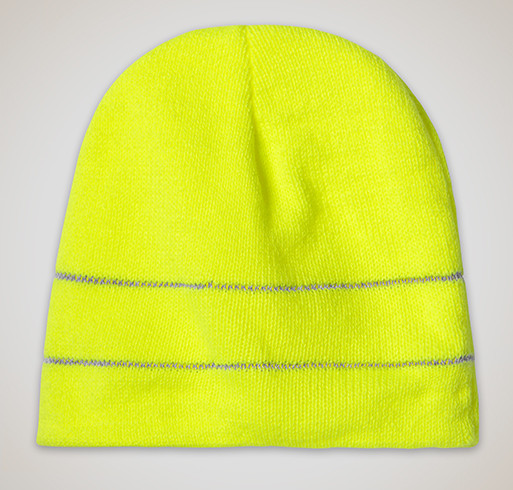 Bayside USA-Made Reflective Safety Beanie - Selected Color