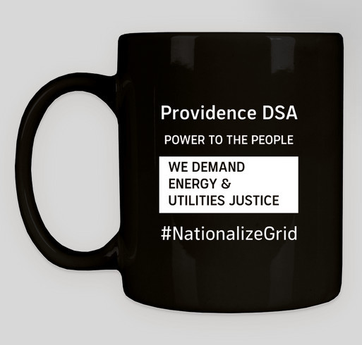 #NationalizeGrid Mug Fundraiser - unisex shirt design - back