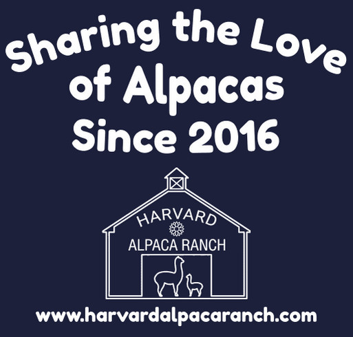 Support 10 Years of Harvard Alpaca Ranch shirt design - zoomed