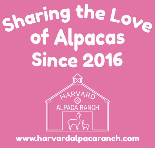 Support 10 Years of Harvard Alpaca Ranch shirt design - zoomed