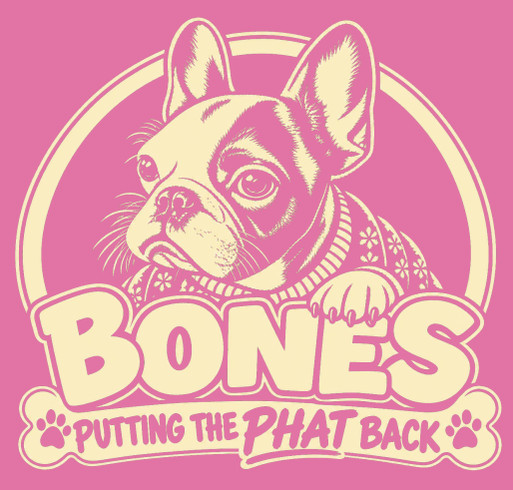 Bones shirt design - zoomed