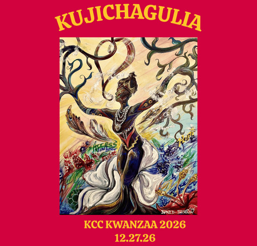 KCC Kwanzaa 2026 shirt design - zoomed