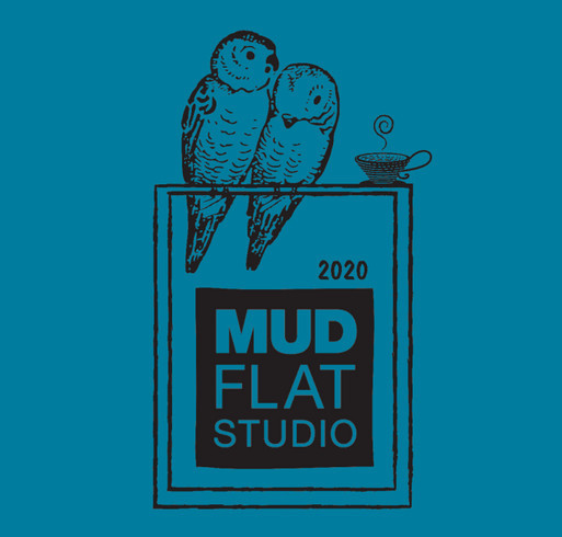 Mudflat 2020 T-shirt Fundraiser shirt design - zoomed