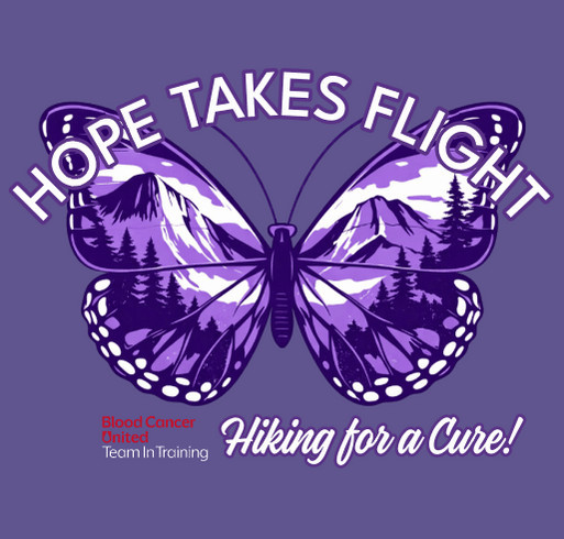 Bonnie's Bunch Hiking for a Cure! shirt design - zoomed