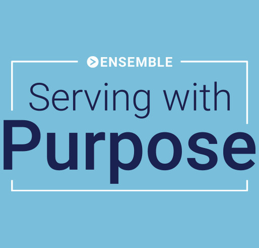 Serving with Purpose shirt design - zoomed