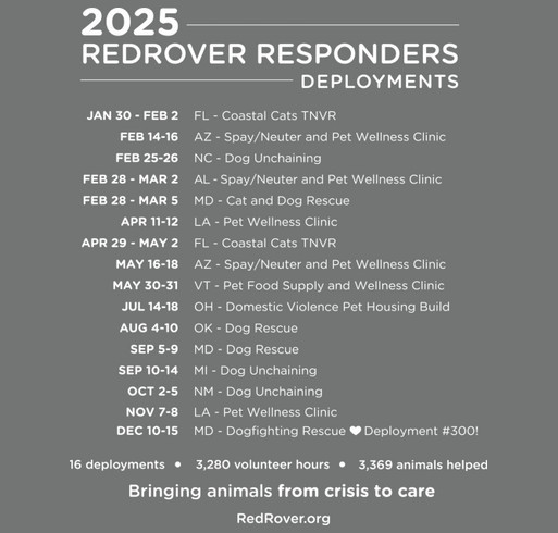 RedRover Responders 2025 Collector's T-shirt shirt design - zoomed