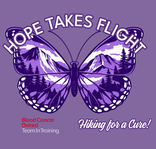 Bonnie's Bunch Hiking for a Cure! shirt design - zoomed
