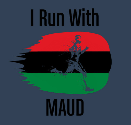 We Run with Maud shirt design - zoomed