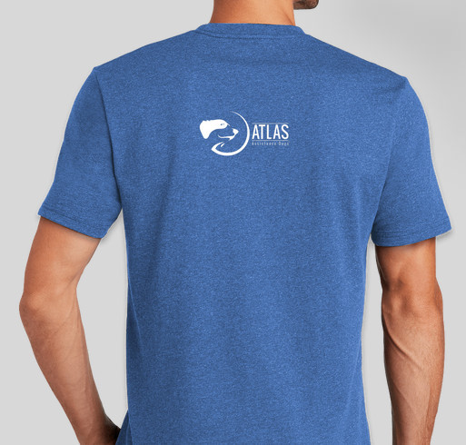 Support Atlas Assistance Dogs Fundraiser - unisex shirt design - back