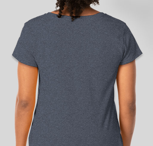 We Run with Maud Fundraiser - unisex shirt design - back