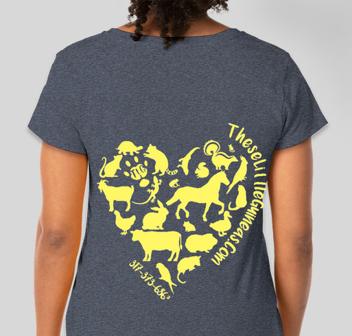 These Little Guineas Fundraiser - unisex shirt design - back