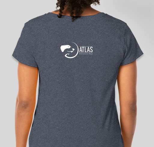 Support Atlas Assistance Dogs Fundraiser - unisex shirt design - back