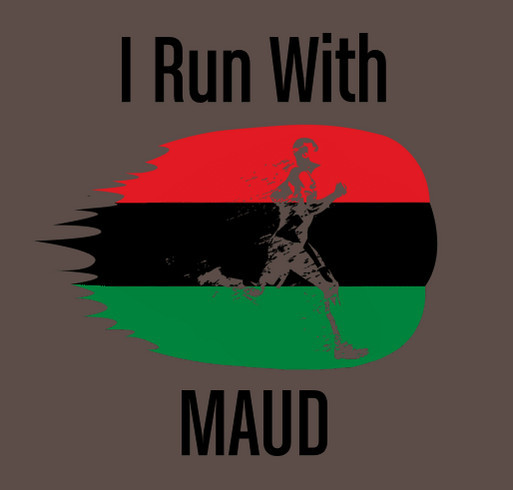 We Run with Maud shirt design - zoomed