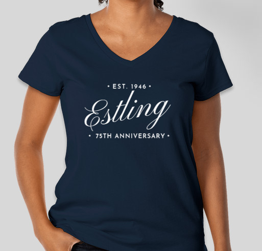 Estling Lake 75th Anniversary! Fundraiser - unisex shirt design - front