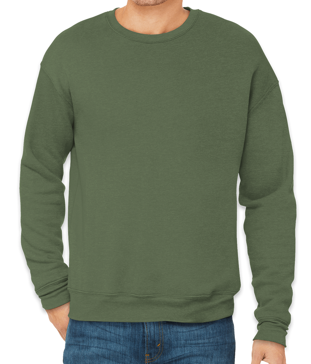 Bella + Canvas Ultra Soft Drop Shoulder Crewneck Sweatshirt