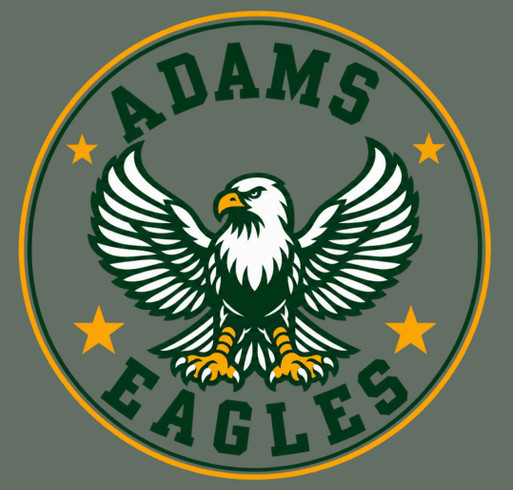Adams Spirit Wear Stamp Shop shirt design - zoomed