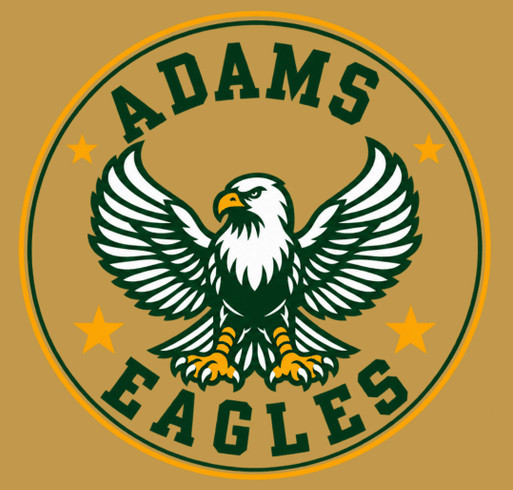 Adams Spirit Wear Stamp Shop shirt design - zoomed