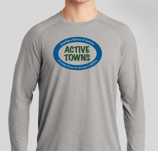 First Ever Active Towns T-Shirt Fundraiser! Fundraiser - unisex shirt design - front